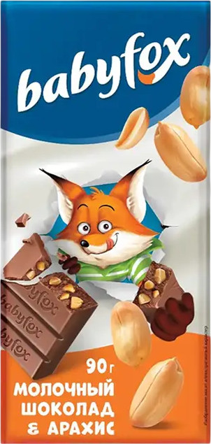 Молочный шоколад с арахисом | BabyFox