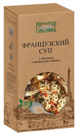 Французский суп с лисичками и травами, 210 гр