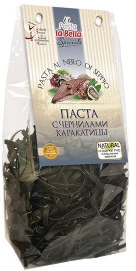 Макароны с чернилами каракатицы 300 гр