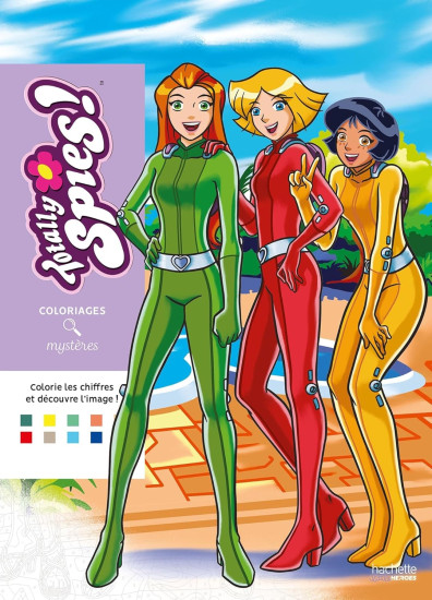 Раскраска по номерам «Totally Spies»