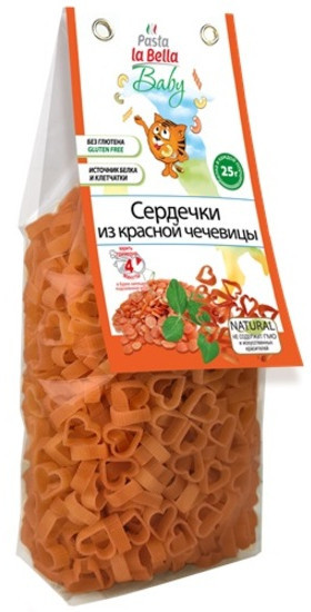 Сердечки из Красной Чечевицы 250 гр