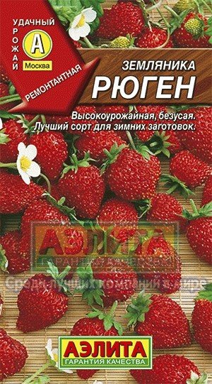 Семена. Земляника «Рюген», 0,04 г | Удачный урожай | Аэлита