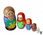 Матрешка «Репка» (6 персонажей)