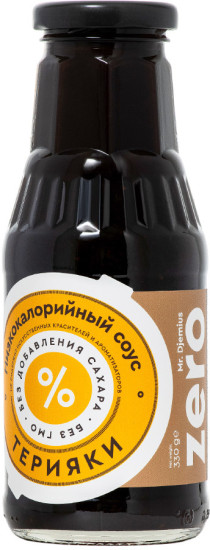 Соус пониженной калорийности «Терияки» Mr. Djemius ZERO 330 гр
