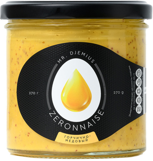 Низкокалорийный майонез Zeronnaise горчично-медовый 270 гр