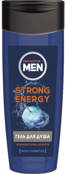 Гель для душа «Strong Energy» | Delta Parfum