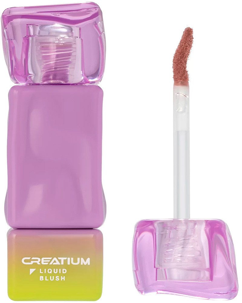 Румяна для лица «Creatium Liquid Blush», оттенок Пыльно-розовый | Influence Beauty