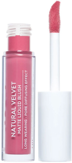 Румяна для лица «Natural Velvet Matte Liquid Blush», оттенок 06 Розовый