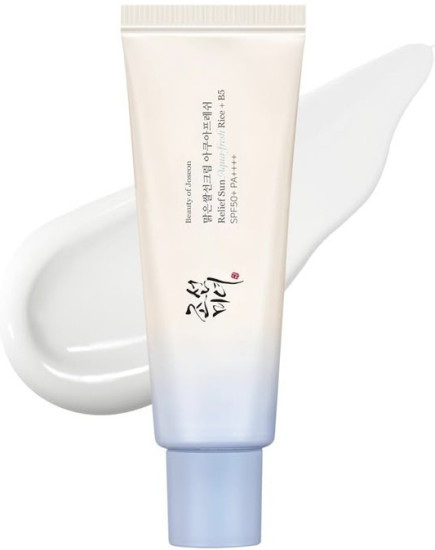 Relief Sun Aqua-fresh Rice+B5 SPF50+ PA++++ Лёгкий солнцезащитный крем с пантенолом