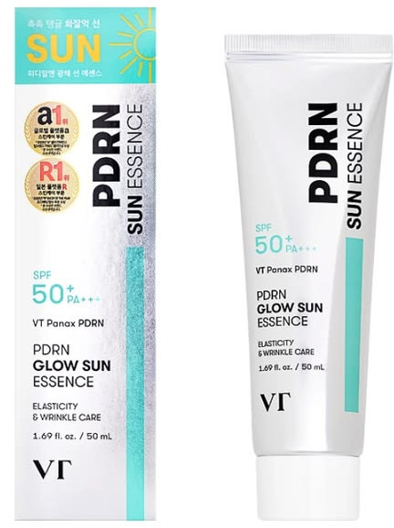 PDRN Glow Sun Essence SPF50+ PA++++ Солнцезащитная эссенция | VT Cosmetics