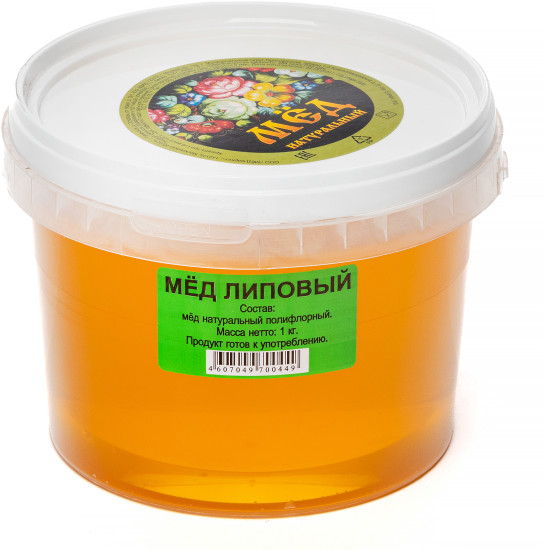 Мед натуральный липовый