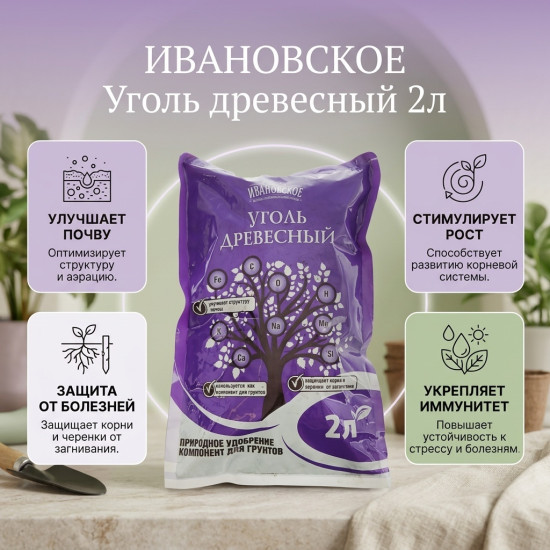 Уголь древесный (2л)