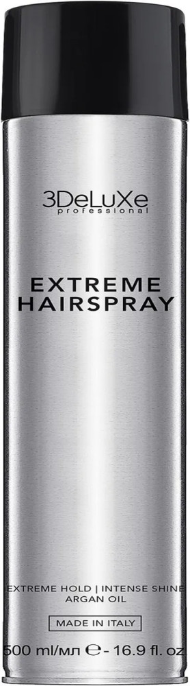 Лак для волос экстра сильной фиксации «Hair Spray Extreme» | 3Deluxe professional