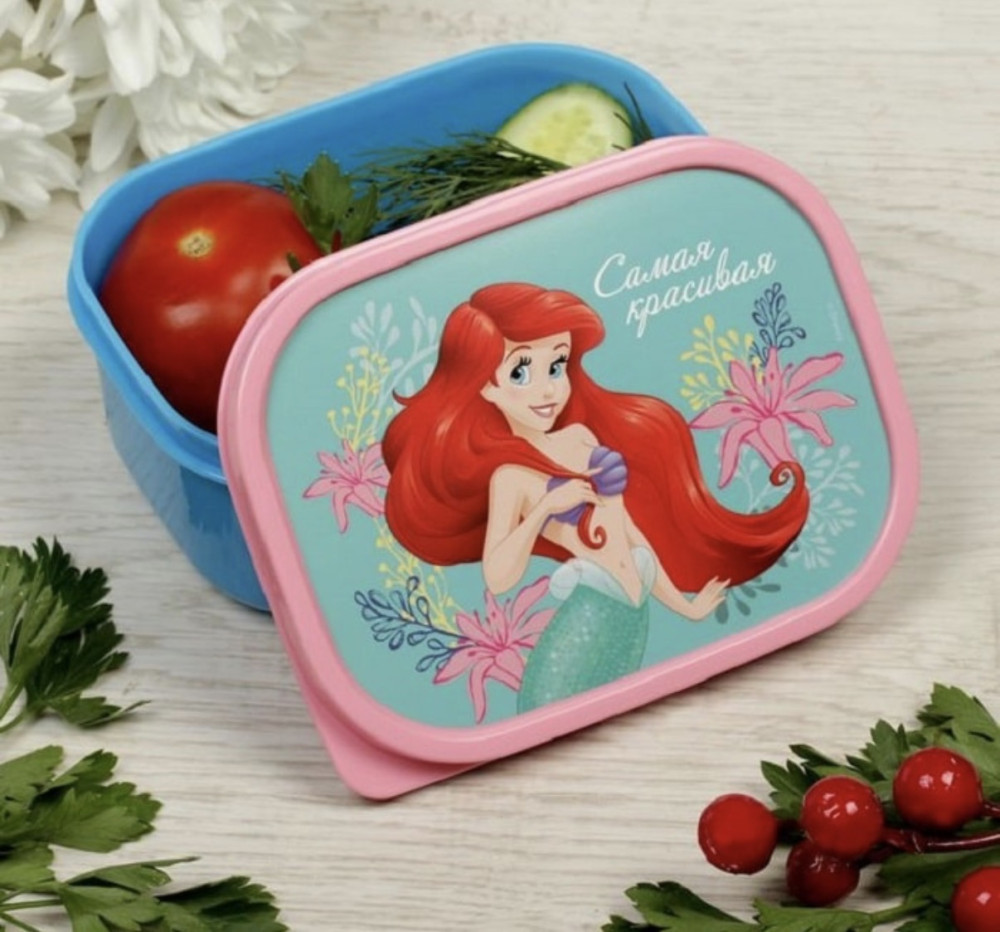 Контейнер для еды Disney Принцесса Ариэль Русалочка | Соломон