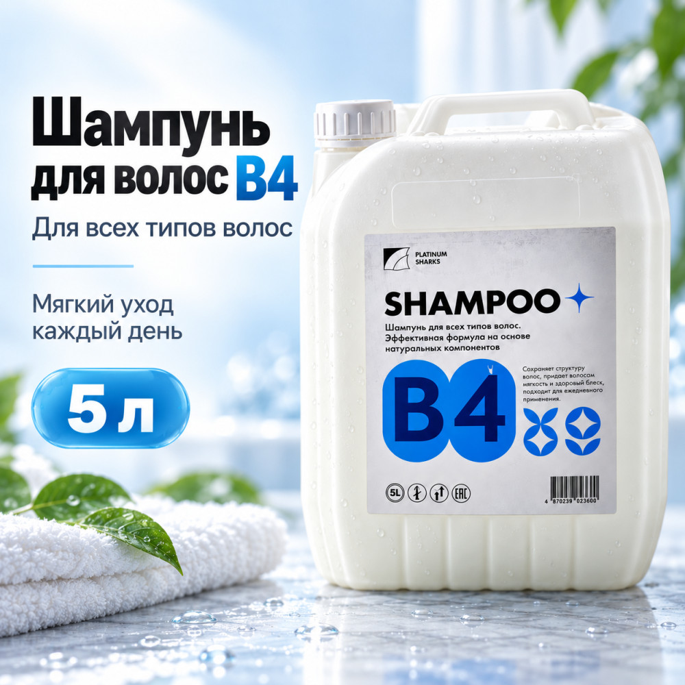 Шампунь для всех типов волос | Platinum Sharks