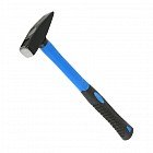 Молоток слесарный «TUNDRA comfort» фиберглассовая трехкомпонентная рукоятка, квадратный боек, 400 г.