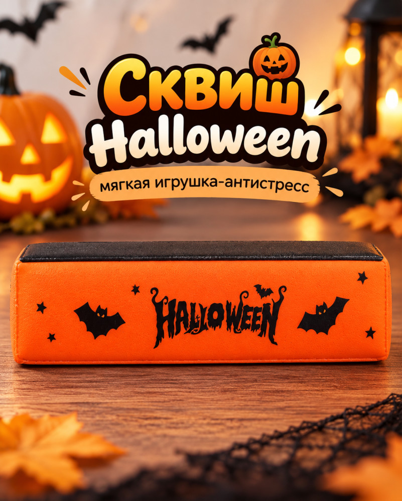 Яркий сквиш в стиле Halloween
