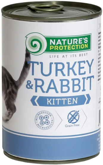 Turkey & Rabbit Kitten влажный корм для котят до 1 года с индейкой и кроликом