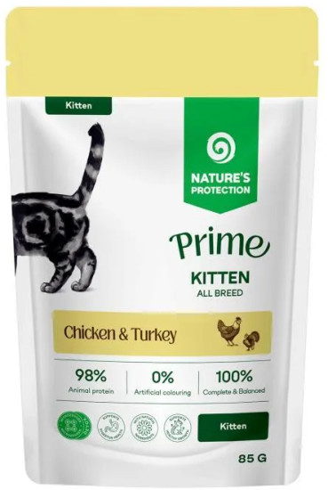 Prime Kitten with Chicken & Turkey пауч для котят с курицей и индейкой
