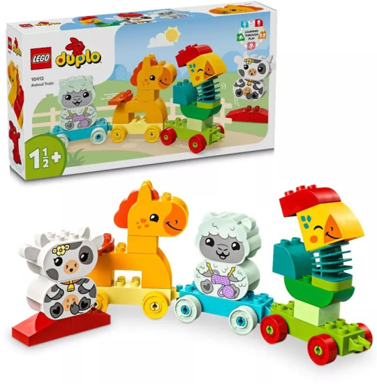 Поезд с животными DUPLO 10412