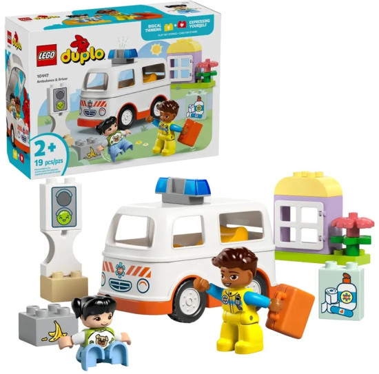LEGO DUPLO 10447 Скорая помощь с водителем