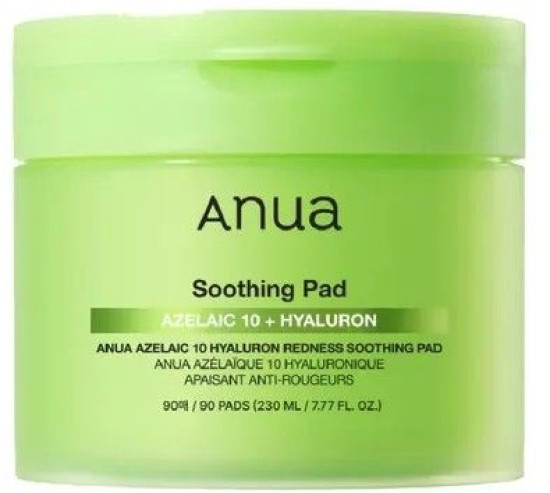 Anua Soothing Pad Azelaic 10+ HYALURON 90 шт Пэды с азелаиновой кислотой | Anua