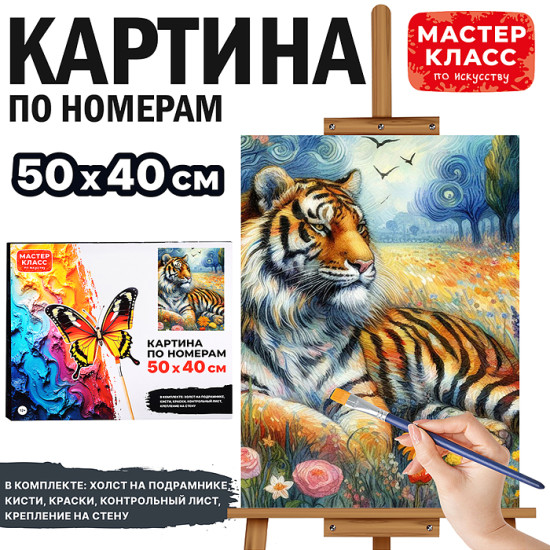 Картина по номерам «Тигр»