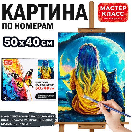 Картина по номерам «Тишина в ночи»