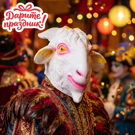 Маска карнавальная «Козёл»