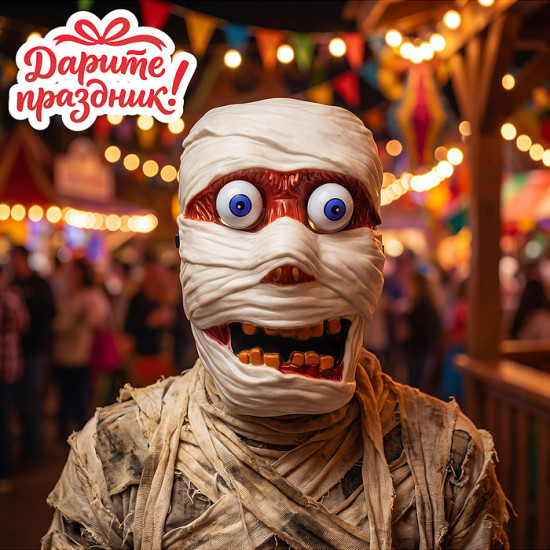 Маска карнавальная «Мумия»