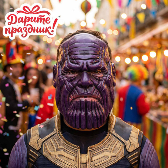Маска карнавальная «Суперзлодей»