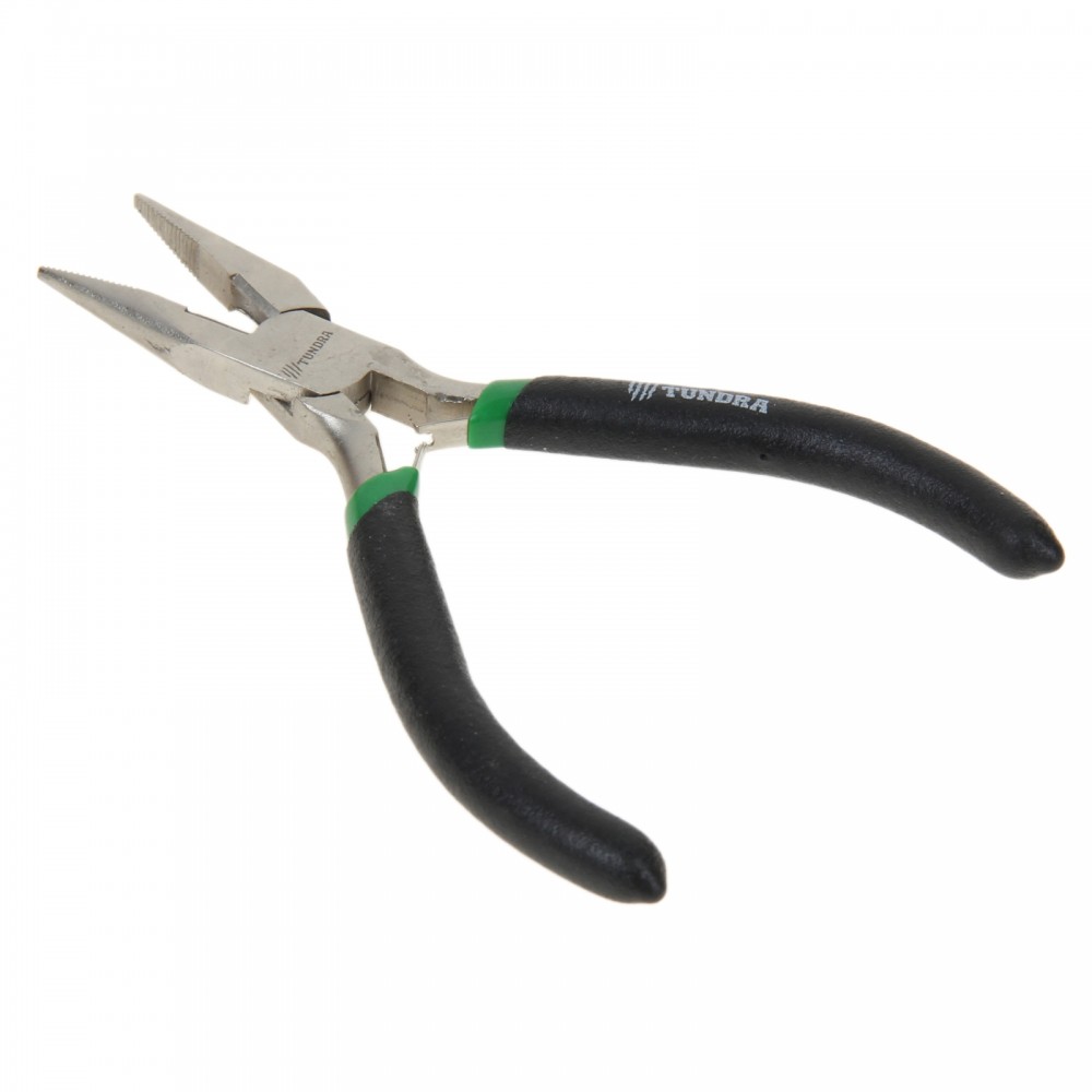 Длинногубцы МИНИ «TUNDRA basic» никелированные 130 мм | Basic | Tundra