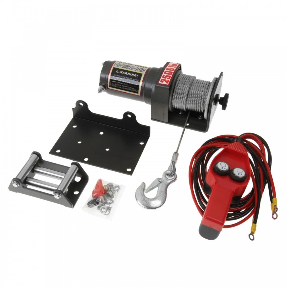 Лебедка электрическая «TUNDRA basic»" 2500 lb (1134 кг), трос 14 метров, 12V | Basic | Tundra