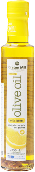 Масло оливковое Extra Virgin с лимоном CRETAN MILL 0,25л
