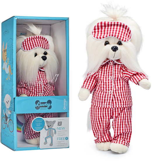 Игрушка мягкая «Lucky Mimi. Пижама в клетку»