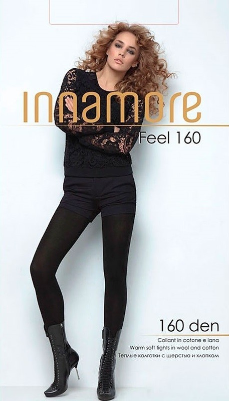 Теплые колготки с шерстью и хлопком "Feel 160" (160 DEN) | Innamore