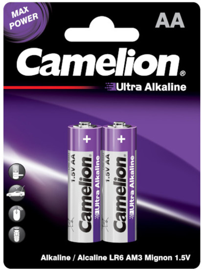 Батарейки AA Ultra Alkaline LR6-BP2UT
