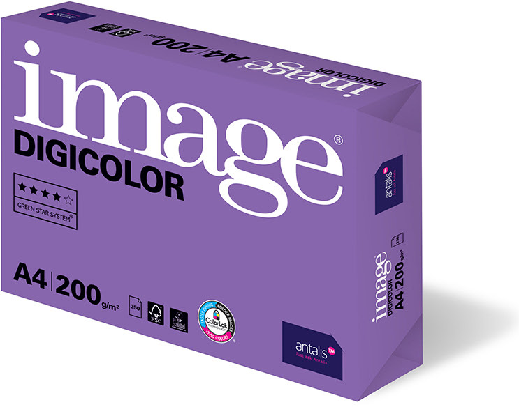 Бумага для печати Digicolor A4, 200 г/м², 250 листов | Antalis Image