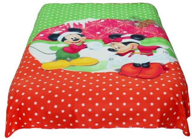 Плед флисовый «Микки и Минни» (размер 130х160 см) | Минни Маус | Disney