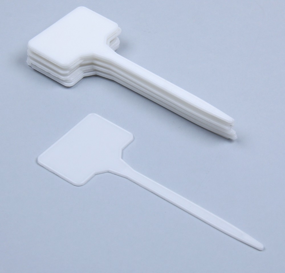 Набор ярлыков садовых 10 шт., белые под маркер