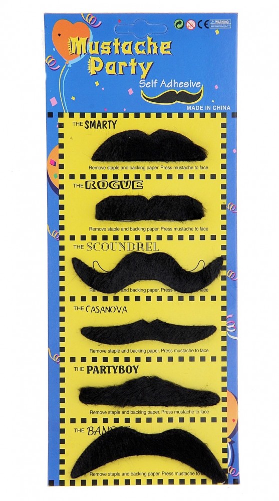 Усы мини, 6 видов