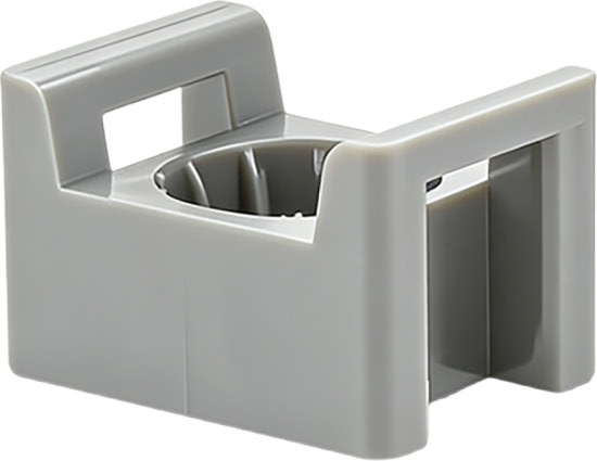 Площадка под стяжку 23×16 мм PMCL2316G, серая, 100 шт.