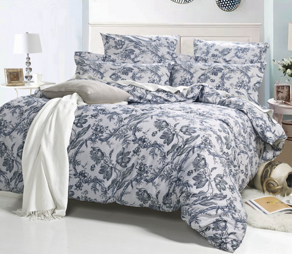 Комплект постельного белья (евро, поплин, 2 наволочки 70х70) | Сайлид-текстиль