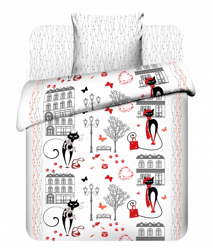 Детский комплект постельного белья «Гламурная прогулка» (арт. 5284, 1,5-спальный, бязь, 1 наволочка 70х70) | Твой стиль | ТДЛ Текстиль