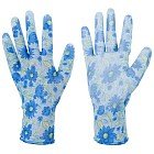 Перчатки садовые нейлон, латекс, размер 10, цвет в ассортименте