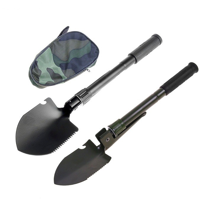 Лопата в чехле, 17см, черная