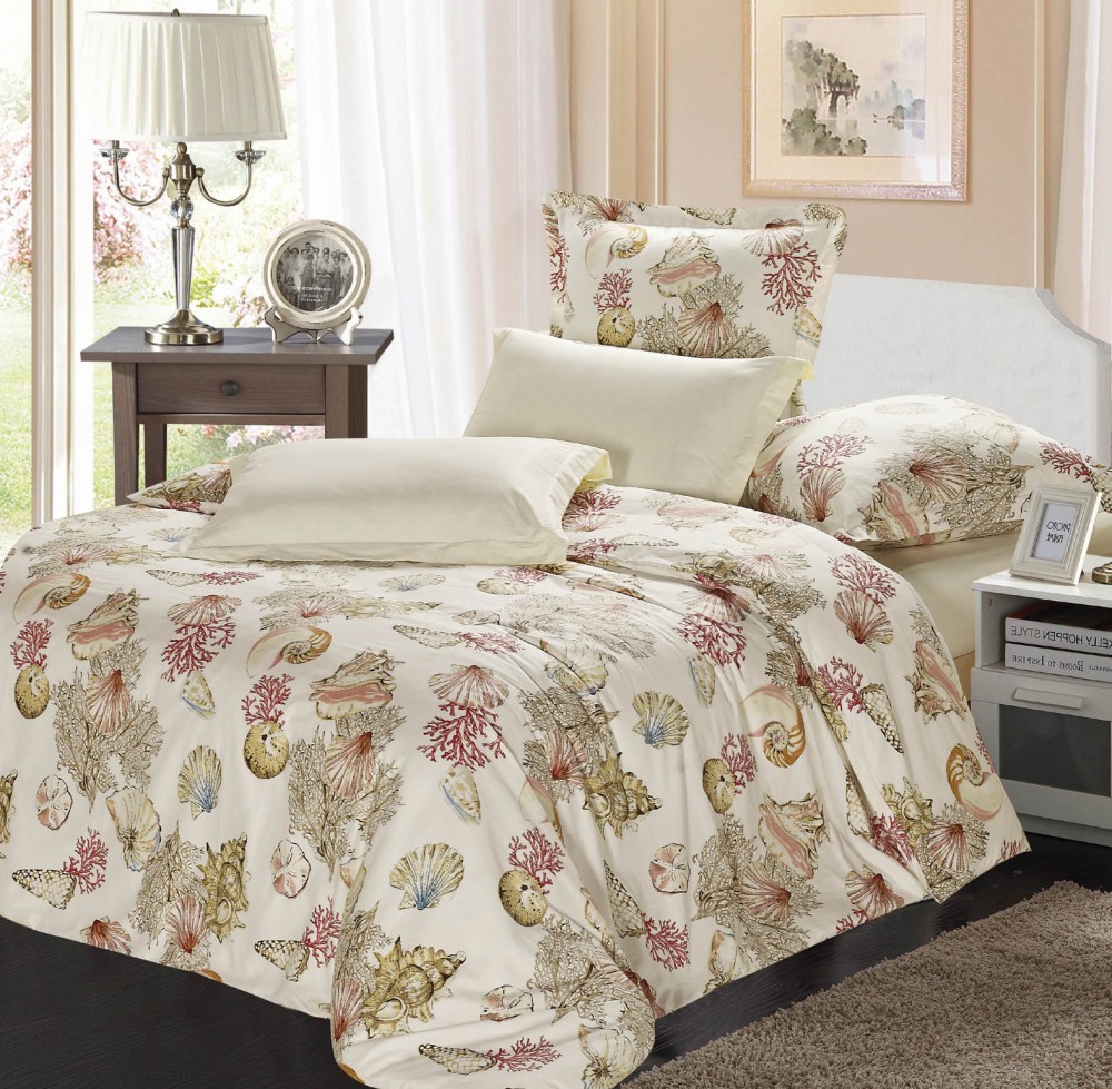 Комплект постельного белья (семейный, сатин, 2 наволочки 70х70, 2 наволочки 50х70) | Сатин печатный | Сайлид-текстиль