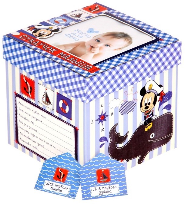 Памятная коробка для новорожденных «Сундучок малыша» | Микки Маус и друзья | Disney