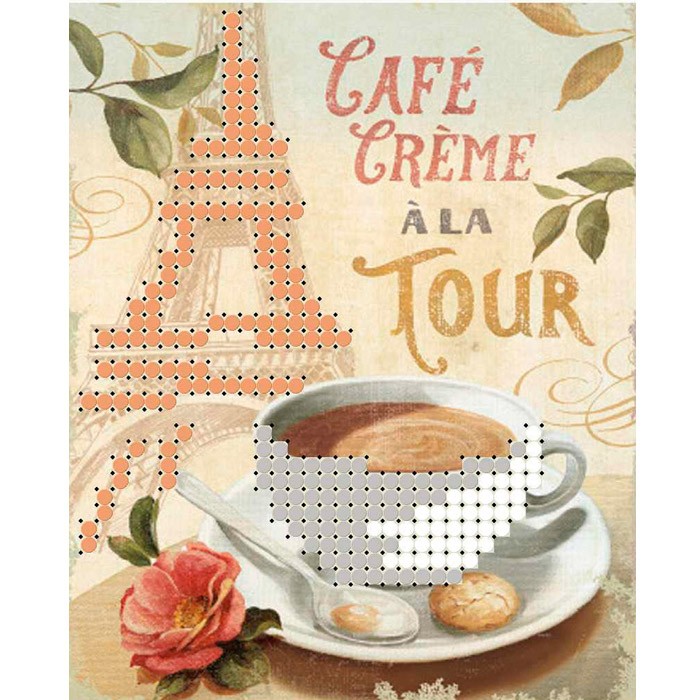 Набор для вышивания бисером «Магнит Париж» | Фея бисера