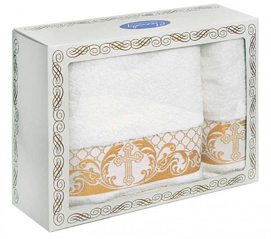 Комплект полотенец махровых пестротканых «Sacramento» (Cleanelly Collection, 50х90 и 100х140)